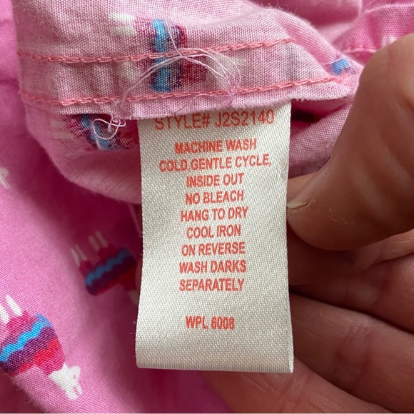 Panhandle Long Sleeve Llama Button Down Blouse Size Medium - Picture 7 of 9